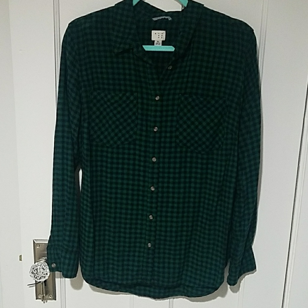 A new day plaid shirt